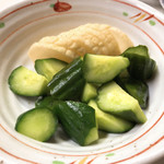 今むら - サービスの自家製ぬか漬け