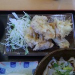 うどん処　あしほ - とりの天ぷら