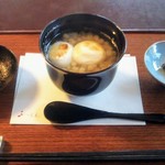 茶寮 宝泉 - 白小豆ぜんざい1150円