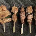 Assortment of 5 kinds of Grilled skewer