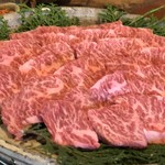 筑前堀 - ◆牛肉（お写真は3人分）・・柔らかく見た目より（失礼m(__)m）ずっと美味しいお肉です。