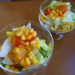 ステーキ食堂 ミートソルジャー - ミニサラダ