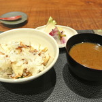 傳 - 筍ご飯と赤出汁