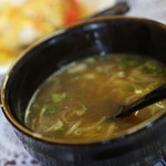 らーめん天上 - 天津飯ランチにはミニラーメンついて600円