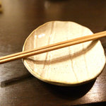 ちび太ン家 - 割り箸は煤竹。