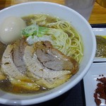 金狼 - 煮干そば＋味玉