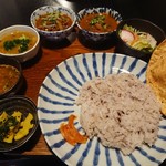 月と亀 - ・筑前インドスペシャル定食 1800円