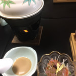 四季の味　鈴川 - 刺身こんにゃくと湯豆腐