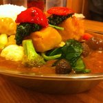 カレーの店 プーさん - 野菜が，こんなに．．．(^^;)