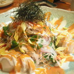 博多 魚頂天 - 里芋のサラダ雲丹ソース