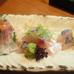 博多 魚頂天 - 鯵のお刺身～♪