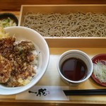 Tsukuba Soba Monogatari - 天丼と板せいろ(1080円)