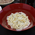 すずめ庵 - シンプルに鎌田だし醤油のみ