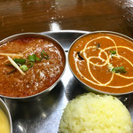 本格インド・ネパール カレーレストラン ラージャ - マトンマサラ、キーマナス