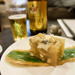 松翁 - 穴子の煮凍り 820円