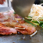 味鉄 - タレ焼き(肉はゲタ)作ってもらってます