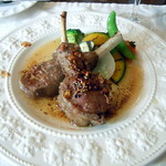 ほーるくろっく - 仔羊のロースト　ガーリックソース