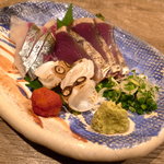 難波なかや - お造り三種盛り