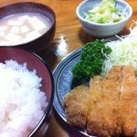 とんかつ 万平 - ロースカツ定食