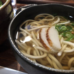 虎のバタ－ - セットのうどん