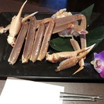 焼肉ダイニング 牛源 - ズワイガニ  解凍に時間がかかるのかなかなか出てこない