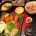 大戸屋 - 広島かきフライ定食(970円)