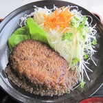 エーデルワイス - 和風ハンバーグ定食(アップ)
