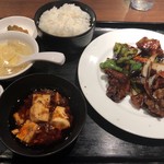 中華料理 菜香菜 - 黒酢鶏定食