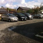 遊登里庵 - 駐車場（お店横を抜け裏手に9台分）
