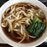 永井 - かけうどん 並  600円   ※薬味をオン