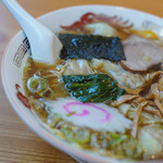 宝来家 - "餛飩麪（こんとんそば）"、菠薐菜（はうれんさう）＋餛飩（こんとん）