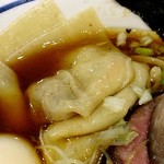 手打式超多加水麺 ののくら - ワンタン