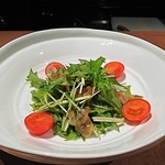 Hiroshima Yamato And Oba - 豚と水菜のサラダ