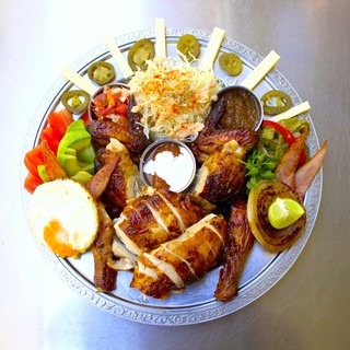 shine! Rotating chicken bubble platter