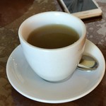 ファラフェルガーデン - ランチセットのスープ（トマト抜きのミネストローネのような感じ）