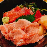kaisambutsuryouriichi - 「天然本マグロ丼定食（1,500円：税抜）」