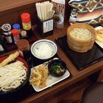 Marugame Seimen - ざるうどん大、釜揚げ並