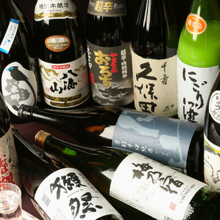 47都道府県から厳選日本酒をご用意！飲み放題もございます。