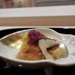 ぎをん 福志 - 雲丹、松茸、ひしがに、ジュレ酢