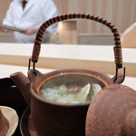 ぎをん 福志 - 鱧と松茸の土瓶蒸し