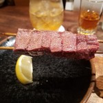 鳥茂 - オススメ　レバー焼き　500円