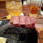 鳥茂 - オススメ　レバー焼き　500円