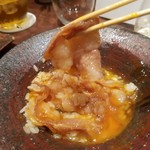 鳥茂 - 牛すき焼き飯　