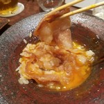 鳥茂 - 牛すき焼き飯　