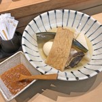 三代目 まる天 - 青森おでん 生姜味噌 六品