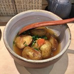 三代目 まる天 - 新じゃがいもの揚げ出し