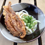 讃岐うどん がもう - しょうゆうどん&ゲソ天。