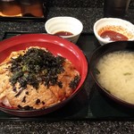 帯広ぶた丼 - ぶた丼(MIX)並650円+激辛タレ50円