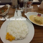 アカシア 羽田空港第２ターミナル店 - カレーとロールキャベツのセット