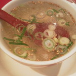 ラーメン桐生 - スープも濃厚な出汁で大好き！